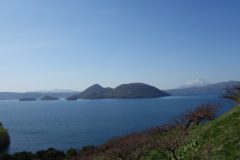 洞爺湖　ゴールデンウイークの北海道　洞爺湖の風景